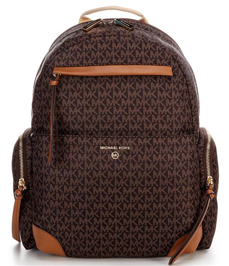 signature michael kors backpack purse|genuine leather Michael Kors purses.